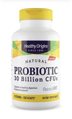 PROBIOTICOS 30 BILLONES HEALTHY ORIGINS 150 CÁPSULAS VEGANAS.