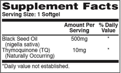 ACEITE DE SEMILLA DE COMINO NEGRO 500 MG 360 CÁPSULAS DE GEL - Super D Vitamina