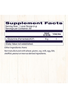 L- GLUTAMINA EN POLVO 300 GR - Super D Vitamina