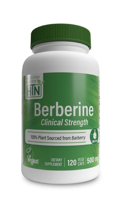 BERBERINA DE POTENCIA CLÍNICA 500 MG 120 CÁPSULAS