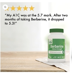 BERBERINA DE POTENCIA CLÍNICA 500 MG 120 CÁPSULAS - tienda en línea
