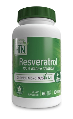 RESVERATROL RESVIDA 100 MG 60 CÁPSULAS