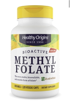 METHYL FOLATO BIOACTIVO 800 MCG 120 CÁPSULAS