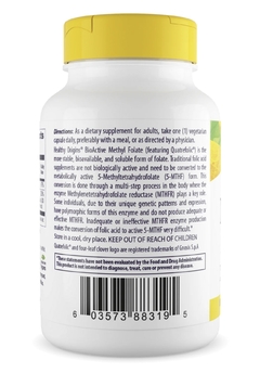 METHYL FOLATO BIOACTIVO 800 MCG 120 CÁPSULAS en internet