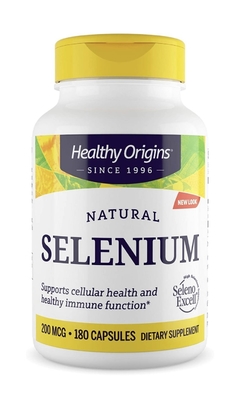 SELENIO 200 MCG 180 CAPSULAS HEALTHY ORIGINS