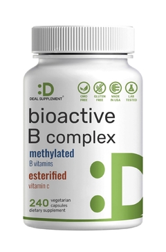 COMPLEJO BIOACTIVO DE VITAMINA B METILADO Y VITAMINA C 240 CÁPSULAS DEAL SUPPLEMENT