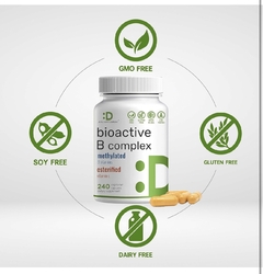 COMPLEJO BIOACTIVO DE VITAMINA B METILADO Y VITAMINA C 240 CÁPSULAS DEAL SUPPLEMENT en internet
