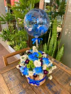 Arranjo Maternidade Azul