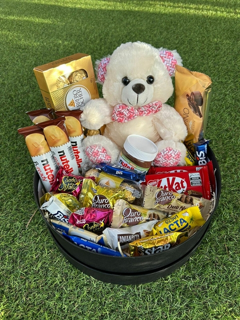 Box chocolates e ursinho