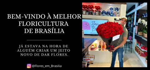 Imagem do banner rotativo Floricultura Flores em Brasília / Entrega de Arranjos de Luxo