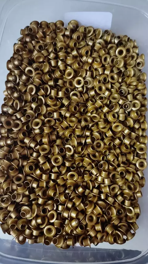 ILHOS DE ALUMÍNIO - DOURADO EPOXY