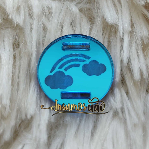 PASSANTE ARCO-ÍRIS AZUL