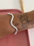 BRACELETE ONDULADO TRABALHADO