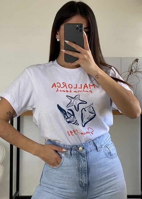 Remera mallorca blanco - comprar online