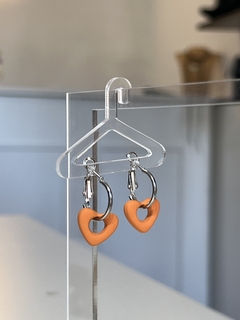 Aros argollita hipp naranja