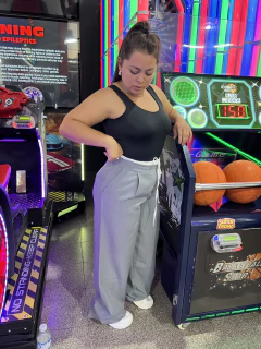 Pantalón Ruth Gris - Rabenna Indumentaria