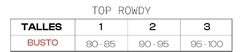 Top Rowdy - Rabenna Indumentaria