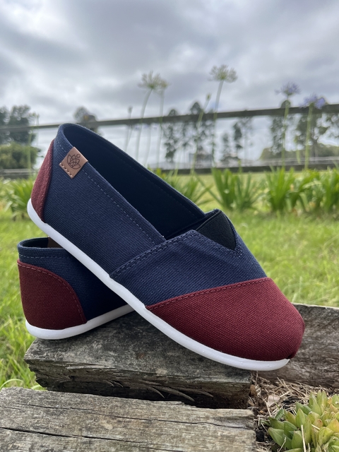 Alpargata La Madre - Bicolor Marinho/Bordô - comprar online