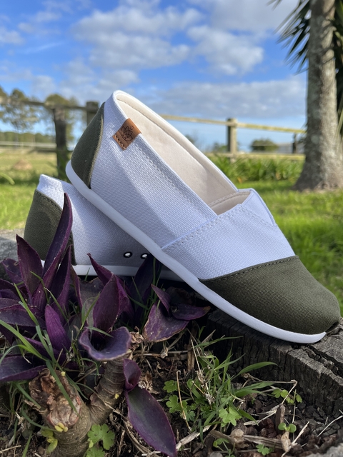 Alpargata La Madre - Bicolor Branco/Verde - comprar online