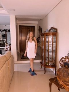 Slip Dress Mia Branco - comprar online