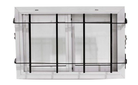 Ventana de Aluminio 1.00x40 c/reja