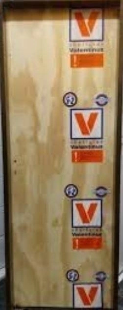 Placa pino marco de chapa 75x2