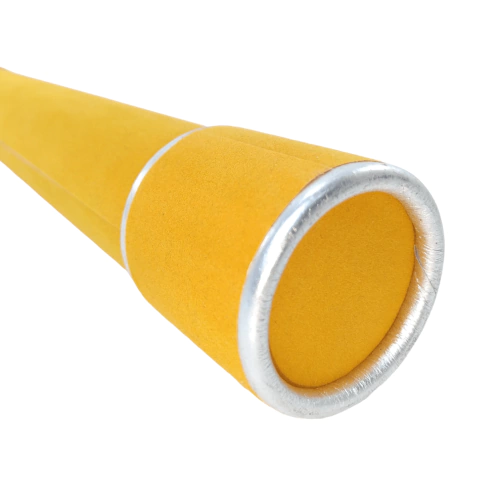 [PROMOÇÃO] Canudo de formatura camurça Laranja com prata | Loja de Formatura