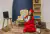 Beca para formatura infantil tradicional vermelha completa - LP FORMATURAS