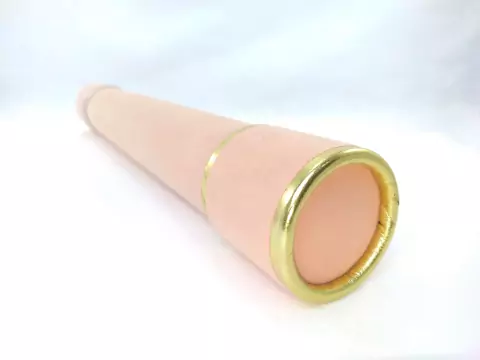 Canudo de formatura camurça salmão - 25 unidades | Loja de Formatura