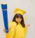 Beca para formatura infantil tradicional vermelha completa - LP FORMATURAS