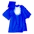 Beca para formatura infantil tradicional azul royal completa