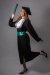 Faixa para beca de formatura tradicional amarela na internet