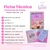 Caderneta de Vacina com tema Floral 6 | Personalizada na internet