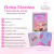 Caderneta de Vacina clean com inicial menina | Personalizada - comprar online