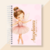 Arquivo Digital- Capa para Caderneta Bailarina Aquarelada Menina - comprar online
