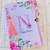 Agenda Permanente Alfabeto Floral 11