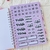 Agenda Permanente Alfabeto floral 5 - comprar online