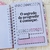 Agenda Permanente Alfabeto floral 5 - Segredos da Kamila - Papelaria Personalizada 