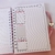 Agenda Permanente Alfabeto floral 8 - Segredos da Kamila - Papelaria Personalizada 