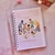 Caderneta de Vacina com tema ursinho floral | Personalizada - Segredos da Kamila - Papelaria Personalizada 