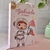 Sacolinha Personalizada TEMA ASTRONAUTA MENINA (Com Nome) Perfeita para Lembrancinhas de Festa Infantil! - Segredos da Kamila - Papelaria Personalizada 