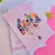 Caderneta de Vacina clean com inicial menina | Personalizada - Segredos da Kamila - Papelaria Personalizada 