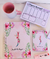 Kit Escolar Personalizado Floral - 4 Itens