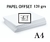 Papel Offset 120g Tamanho A4 Pacote - 500 Folhas