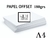 Papel Offset 180g Tamanho A4 Pacote - 100 Folhas