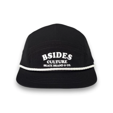 GORRA FIVE PANELS CULTURE DRILL NEGRO