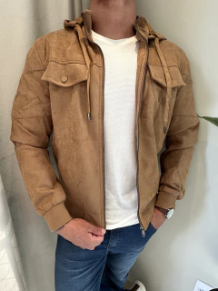 JAQUETA STORM SUEDE CARAMELO - loja online
