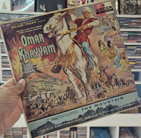 LP - VICTOR YOUNG THE MOUNTAIN - OMAR KHAYYAM - A DOUBLE FEATURE SOUND TRACK - comprar online