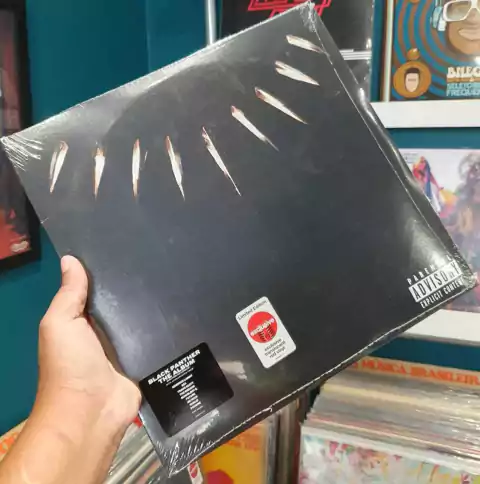 LP BLACK PANTHER THE ALBUM - TRILHA SONORA DO FILME PANTERA NEGRA