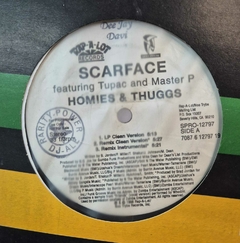 LP SCARFACE FEAT. TUPAC AND MASTER P - HOMIES & THUGGS (SINGLE 12") - comprar online